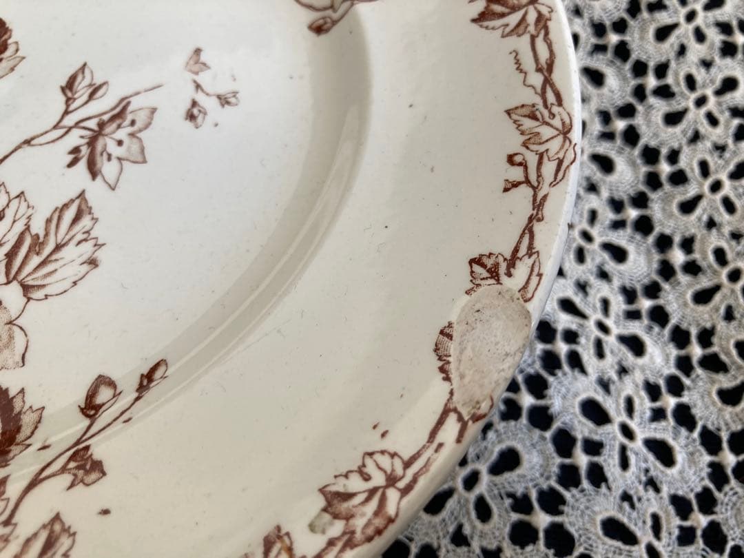 リュネビル窯 コンポティエ フランスアンティーク