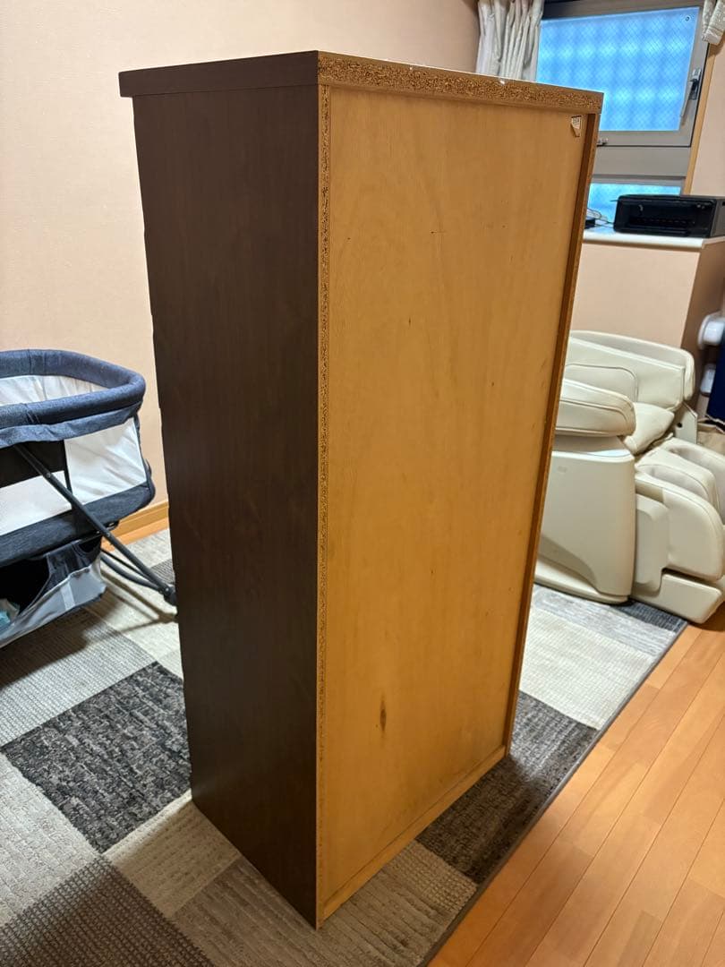 プロフ参照様（お引取りor送料着払限定）木目　w600　タンス　小傷あり