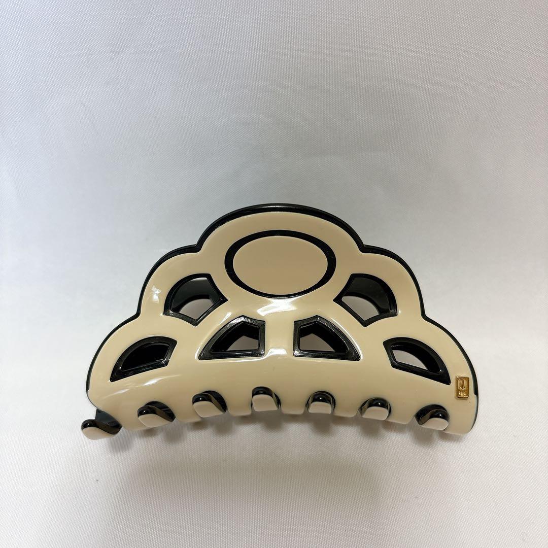 【美品】アレキサンドル ドゥ パリ リズレ ヘアクリップ シャンデリア ホワイト