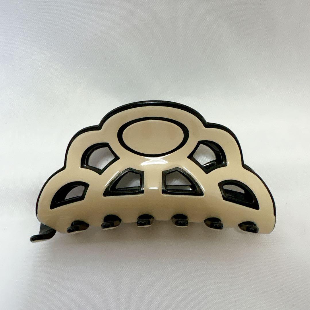 【美品】アレキサンドル ドゥ パリ リズレ ヘアクリップ シャンデリア ホワイト