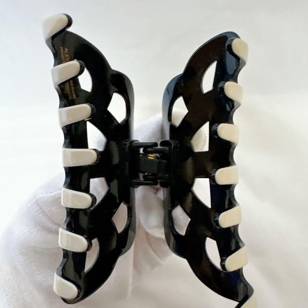 【美品】アレキサンドル ドゥ パリ リズレ ヘアクリップ シャンデリア ホワイト