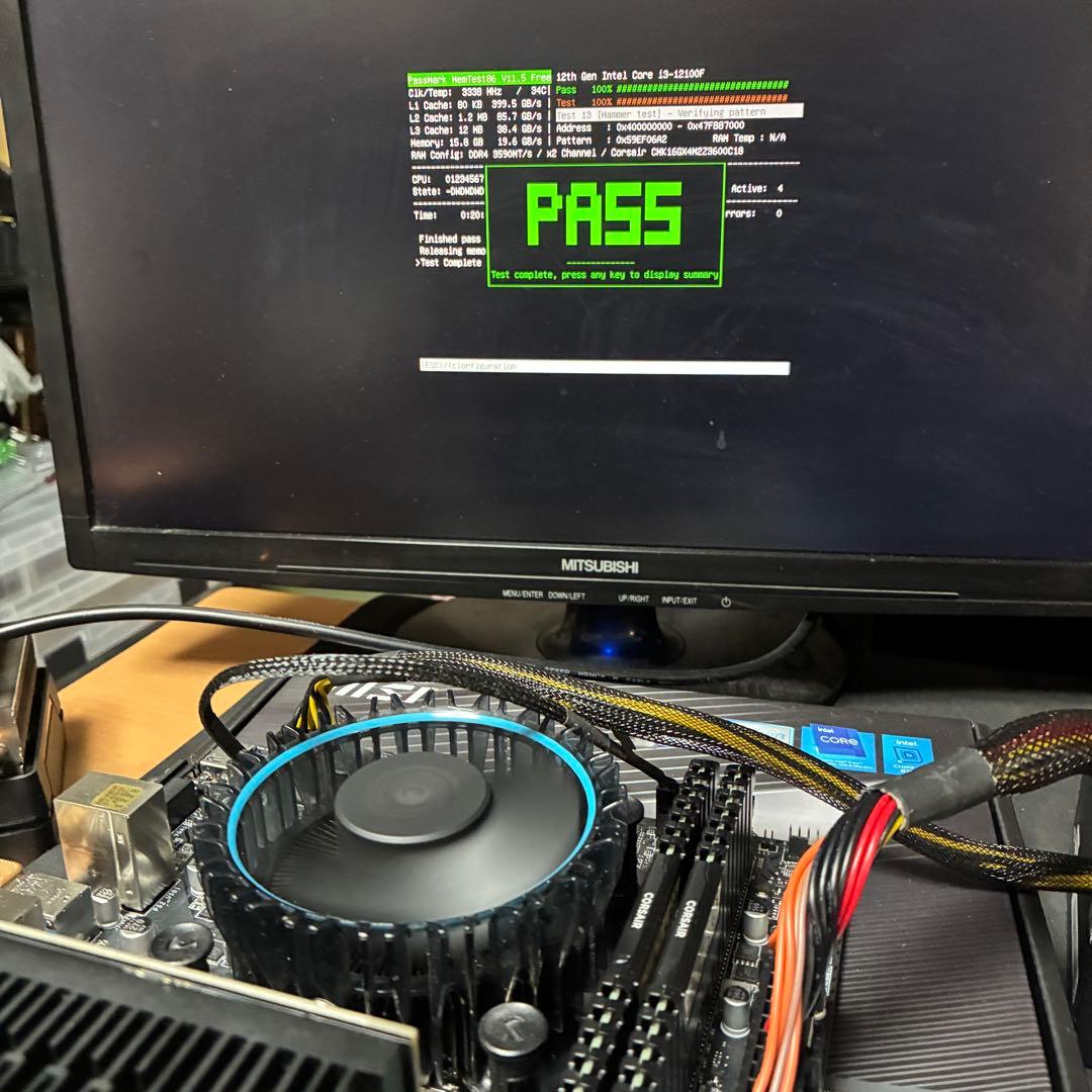 【動作確認済み】Corsair DDR4 3600 16GB(8GB×2)