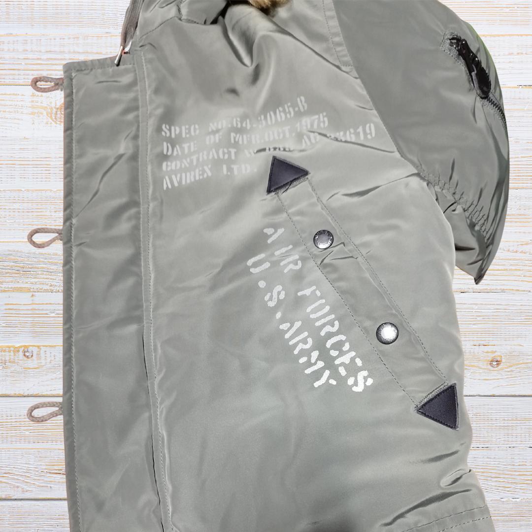 AVIREX N-3BフライトジャケットPX ステンシルファー付 6152219