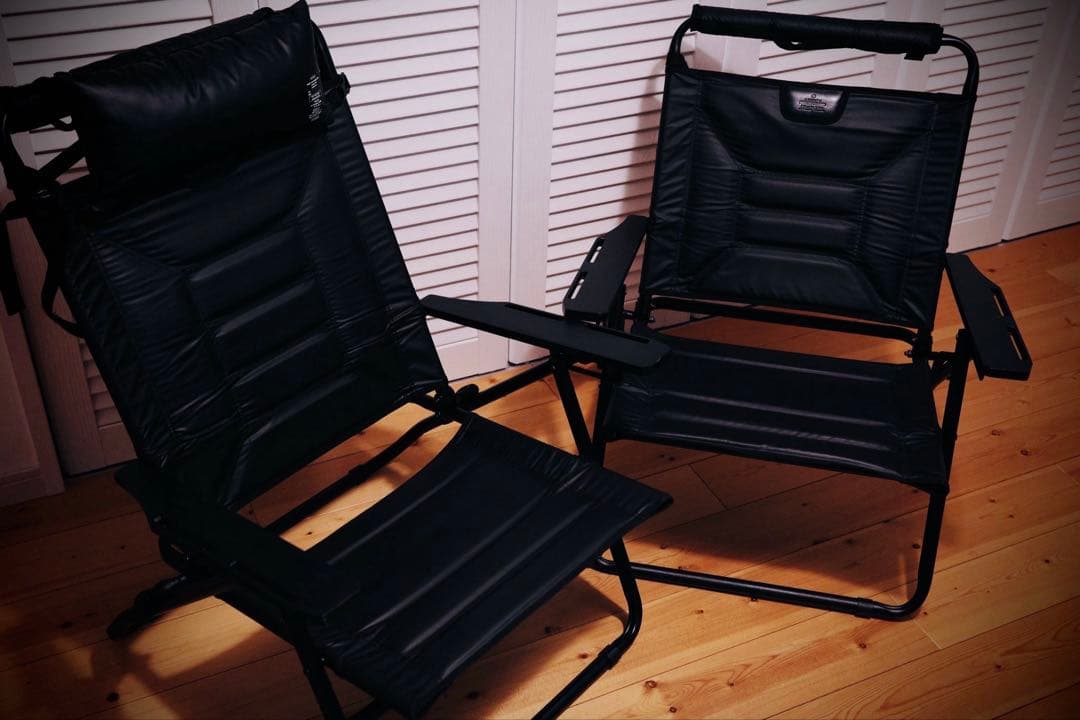 AS20V ハイバック＋スタンダード リクライニングローアウトドアチェア セット