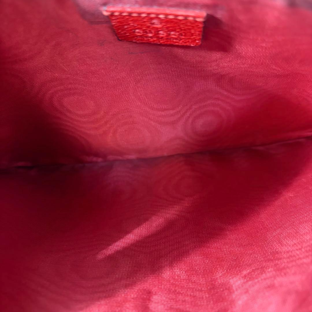 【✨良品✨】GUCCI シルヴィ バイアデラ ストライプ クラッチバッグ