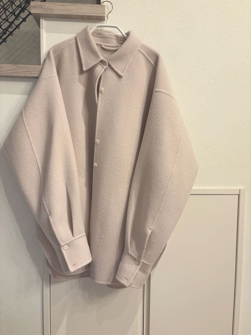 TODAYFUL ウールシャツジャケット　ベビーピンク　38サイズ