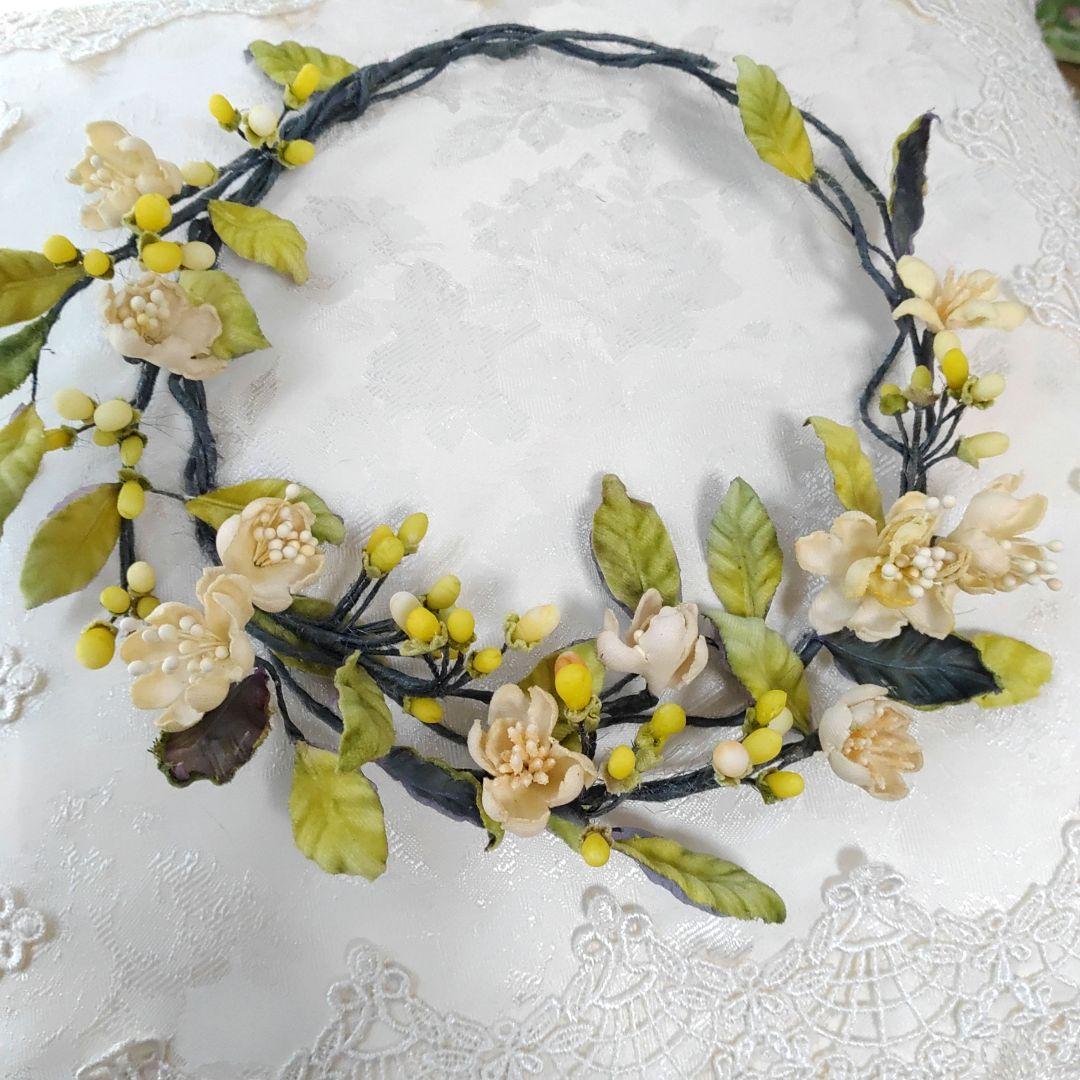 布花作品♡アンティークワックスフラワー