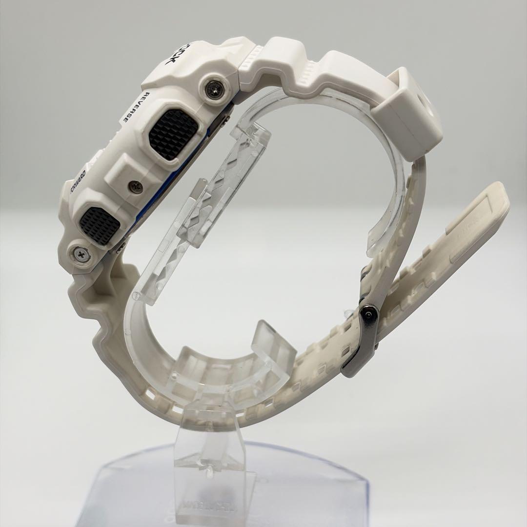 【稼働品】カシオ Gショック 電波ソーラー メンズ腕時計 クロノグラフ ホワイト