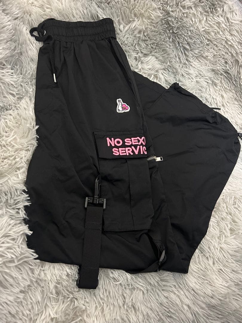 FR2 ブラック ワークパンツ Fサイズ