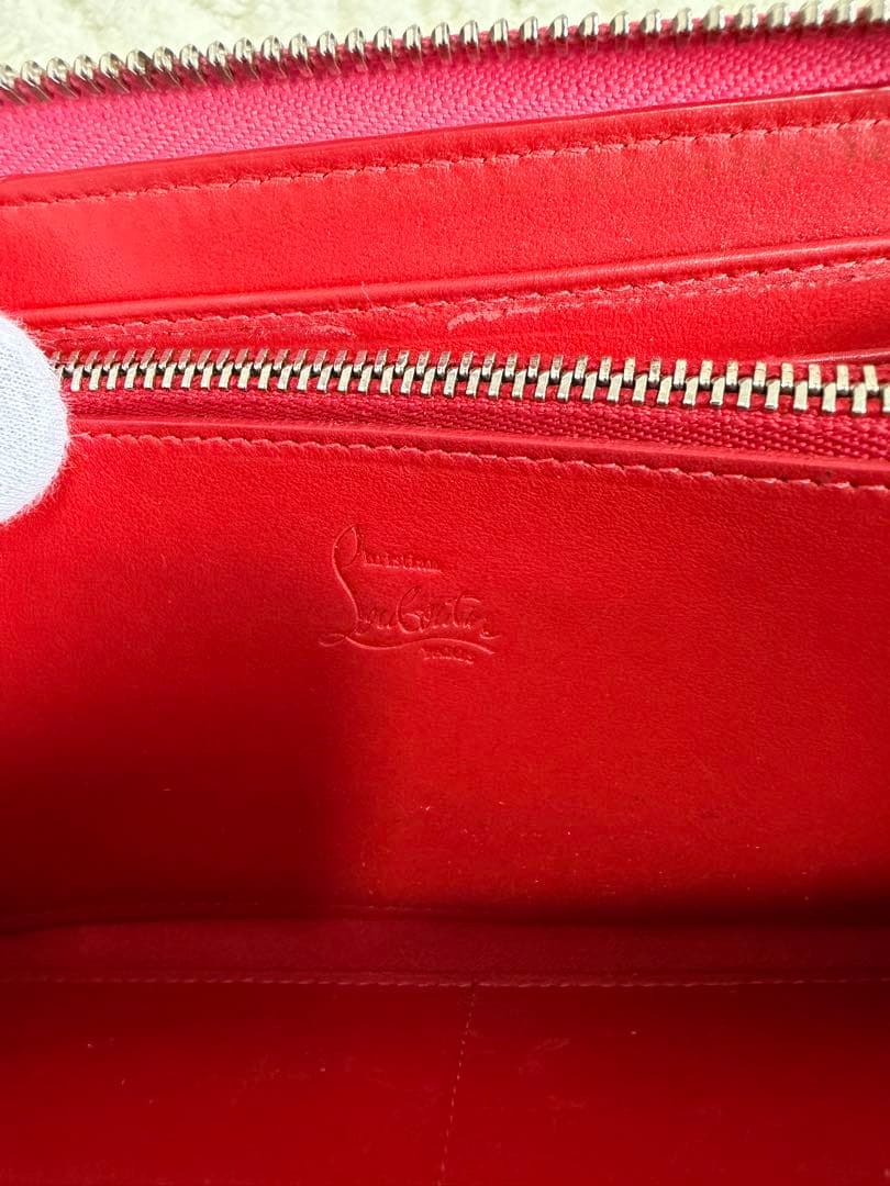 ✨️美品✨️ルブタン 長財布 パネトーネ ラウンドジップ マルチカラー ピンク