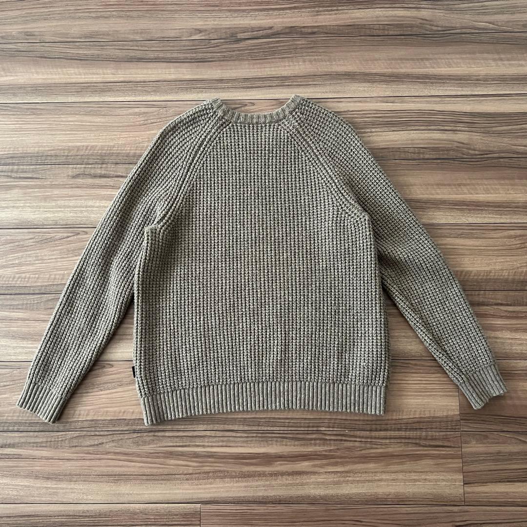 【希少・美品】パタゴニア クルーネック ウールセーター L ワッフル ニット