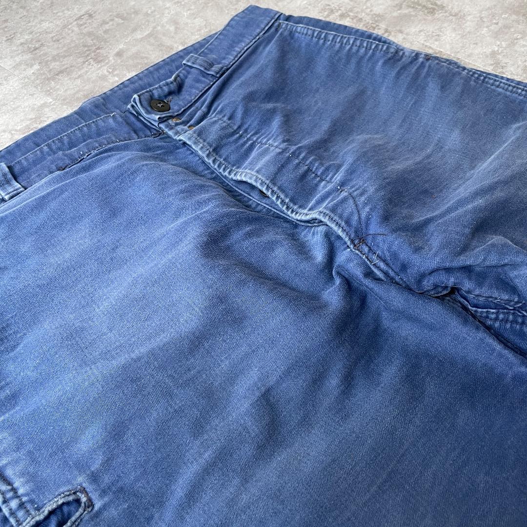 60s- Dubure&Deverchere モールスキン フレンチワークパンツ