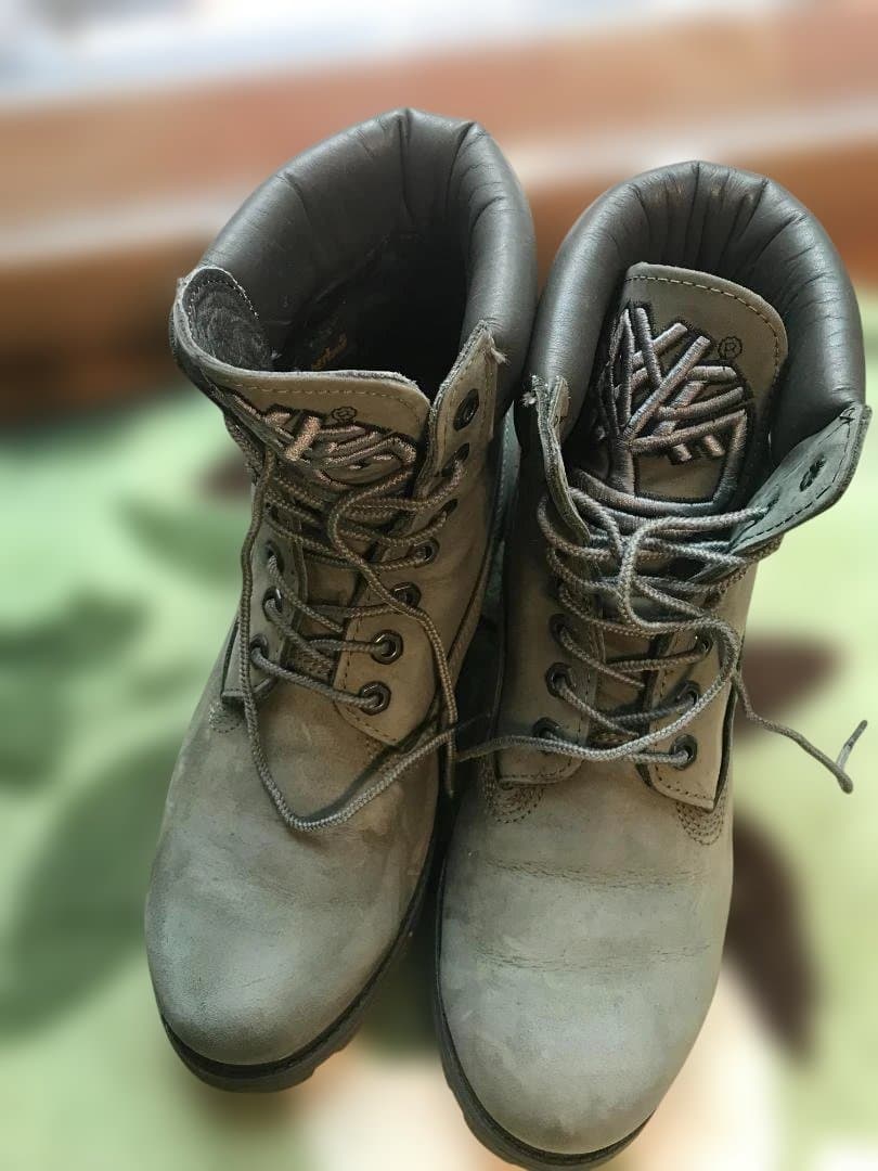 米国製Timberland グレー ワークブーツ