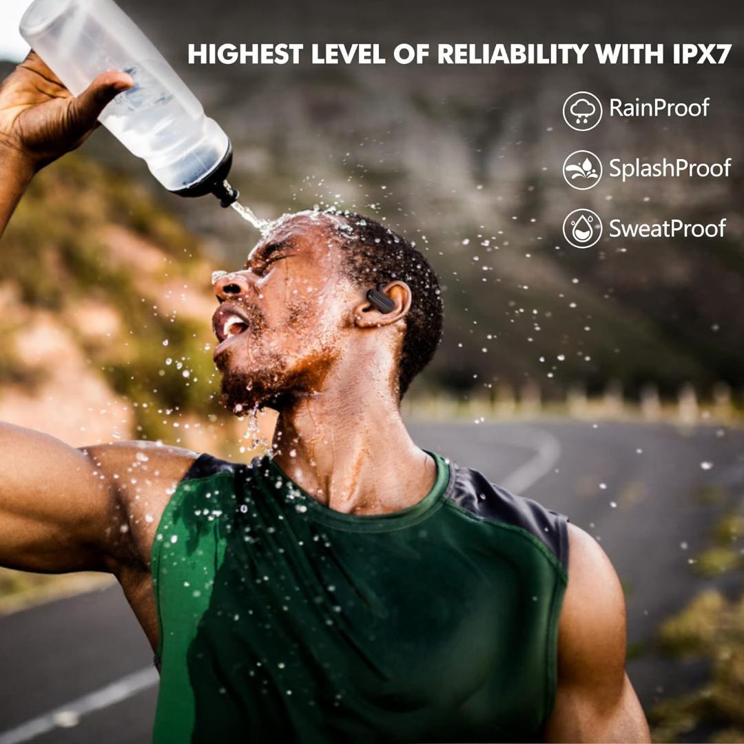 次世代オープンイヤー ワイヤレスイヤホン ACREO OpenBuds ブラック