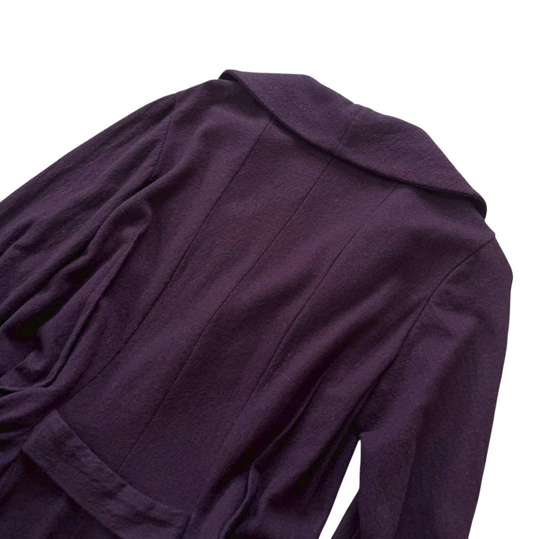 PDM コムデギャルソン ジャケット 変形 ウール パープル Mサイズ