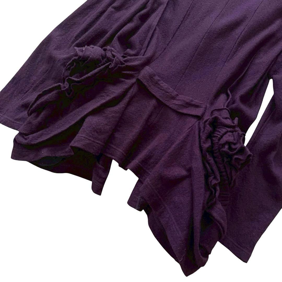 PDM コムデギャルソン ジャケット 変形 ウール パープル Mサイズ