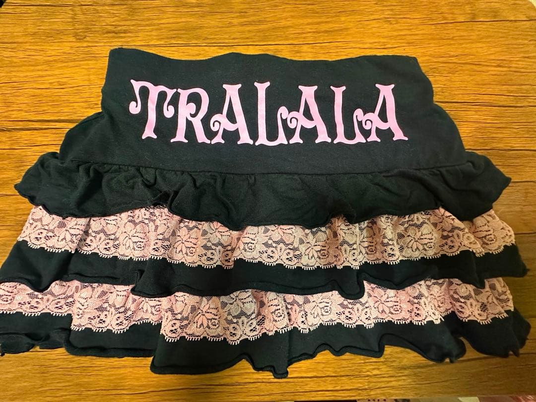 TRALALA フリルレースミニスカート