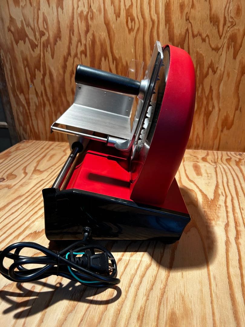 電動スライサーHMS-220 (レッド)