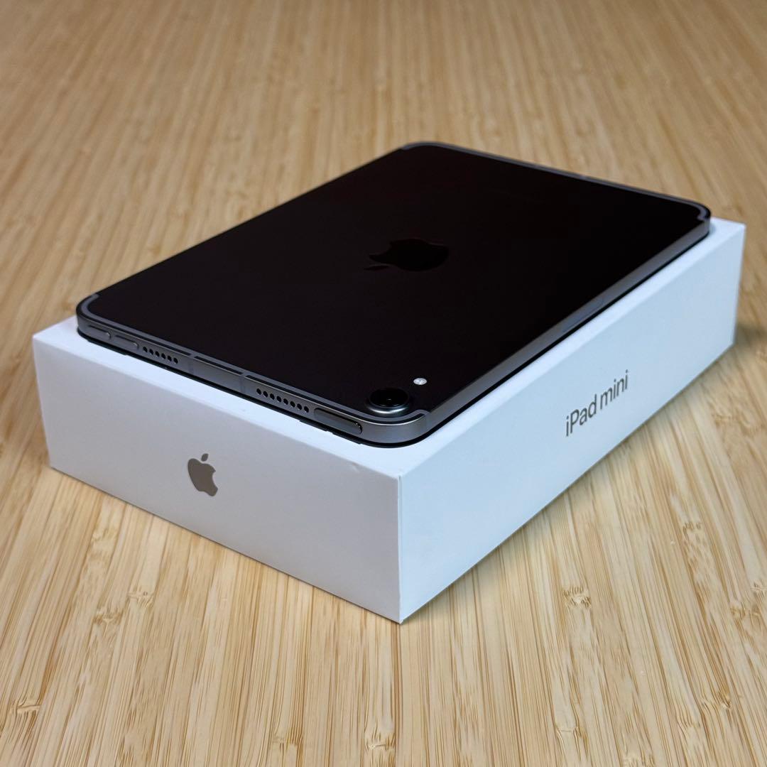 【極美品】iPad mini 第7世代 セルラー 128GB スペースグレイ