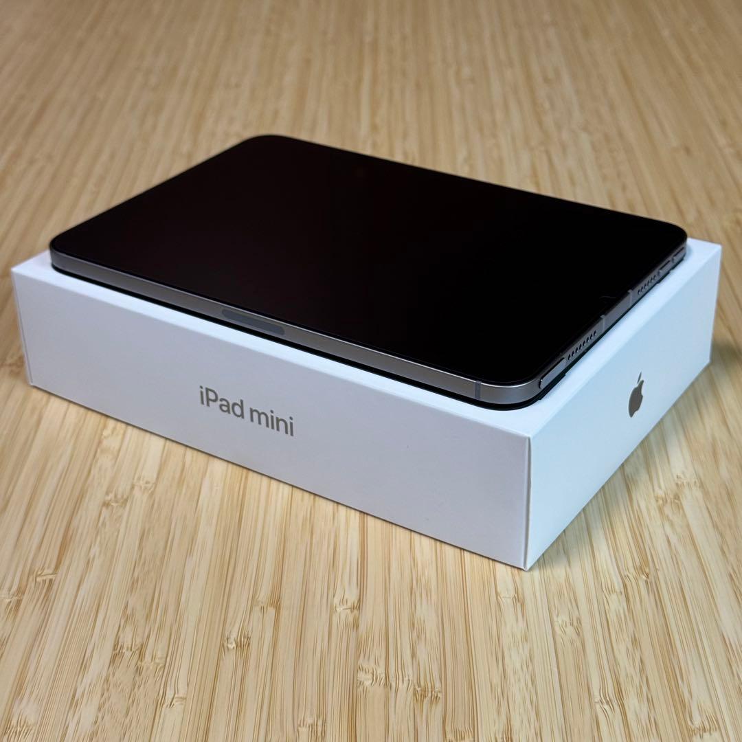 【極美品】iPad mini 第7世代 セルラー 128GB スペースグレイ