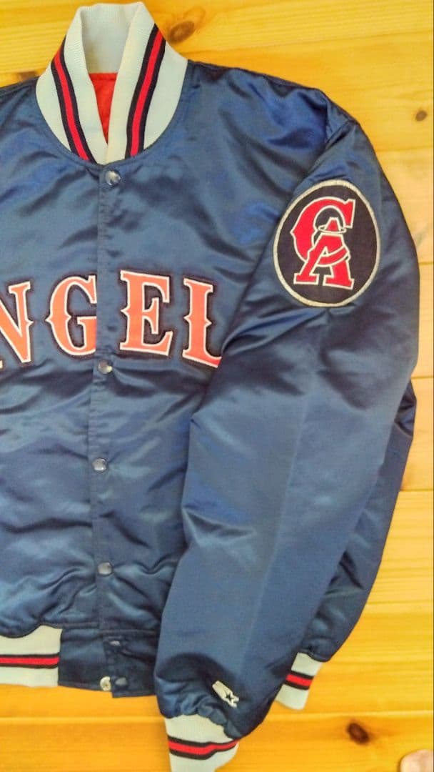 エンゼルス サテンジャケット
