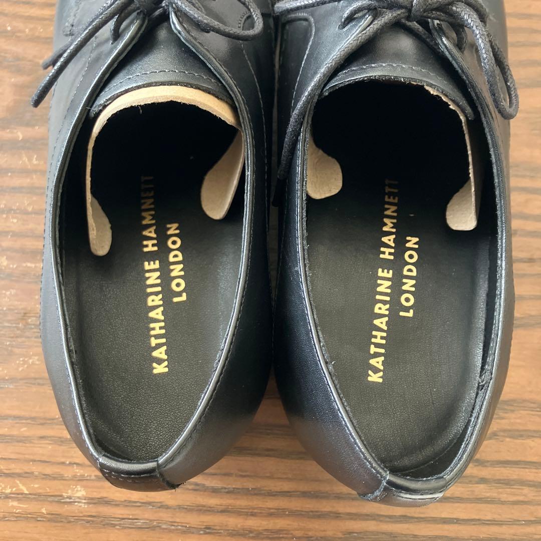 KATHARINE HAMNETT LONDON ドレスシューズ ブラック　新品