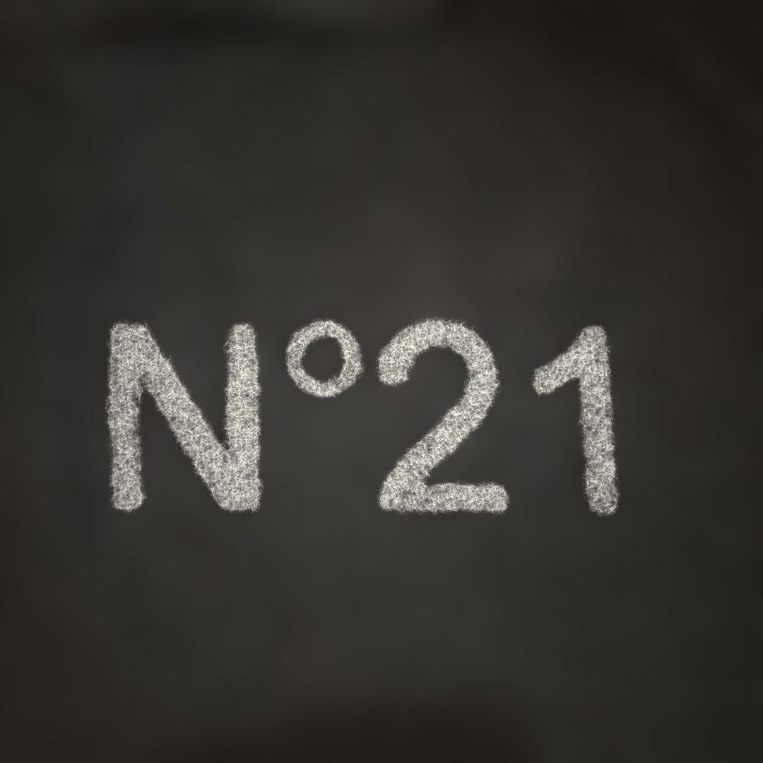 ヌメロ ヴェントゥーノ N°21 ネイビー クルーネック トレーナー極秘品