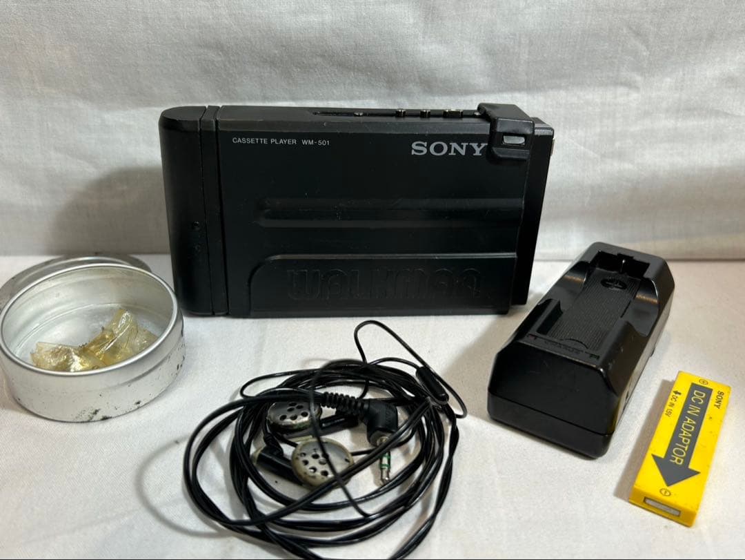 SONY WALKMAN WM-501 Blackジャンク品