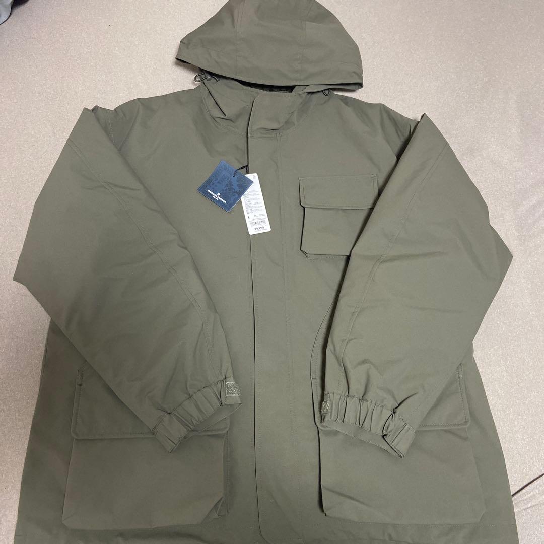 【新品未使用】GU エンジニアド　ガーメンツ パデッドシェルパーカ L オリーブ