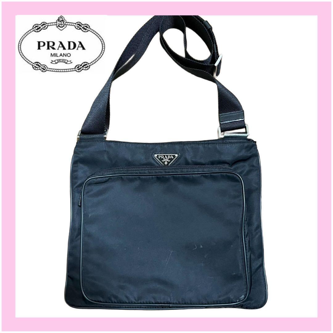 ✨破格✨PRADA プラダ ショルダーバック　斜め掛け　ブラック