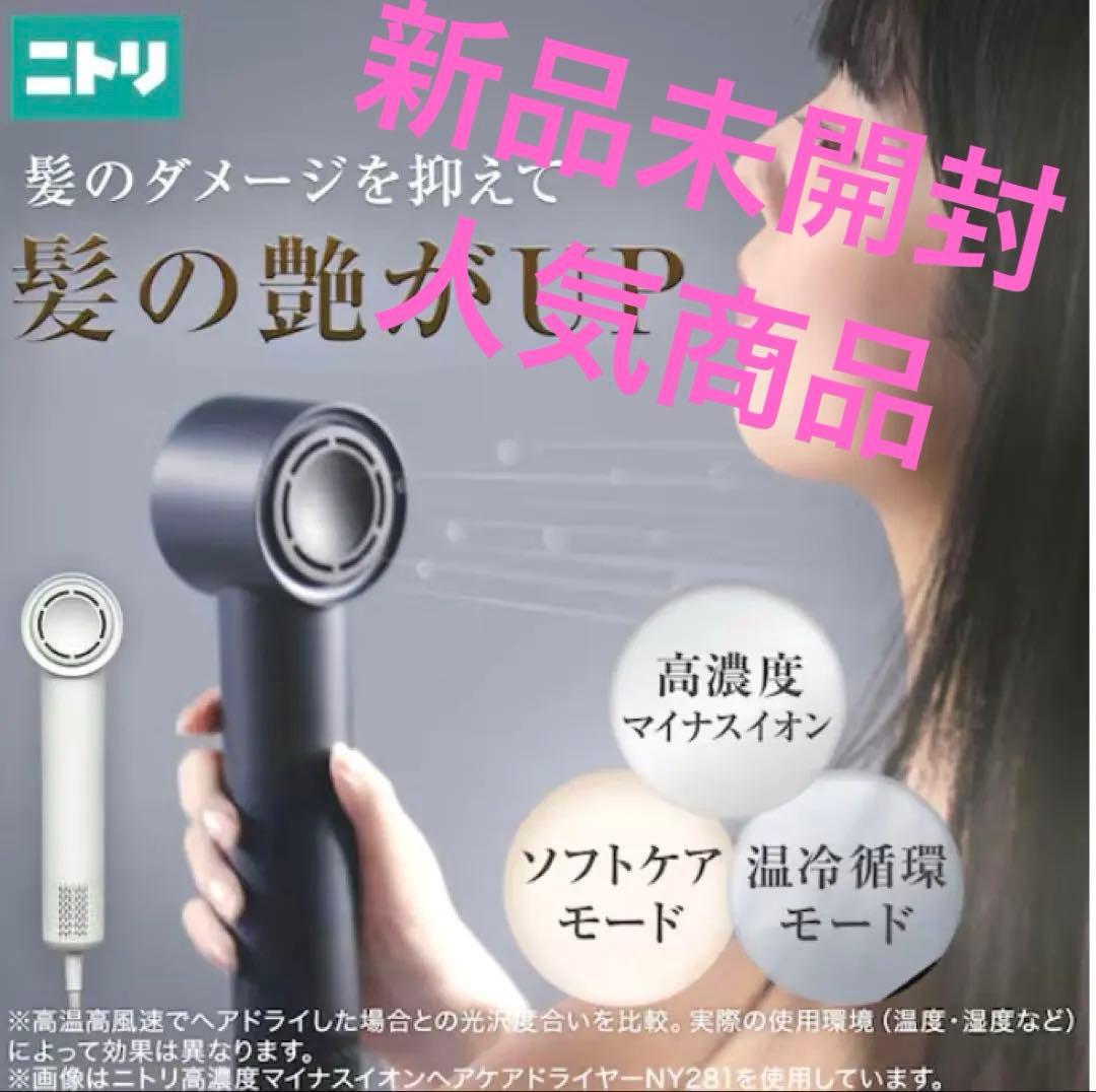 新品未開封ニトリ DAYValue 高濃度マイナスイオンヘアケアドライヤー軽量