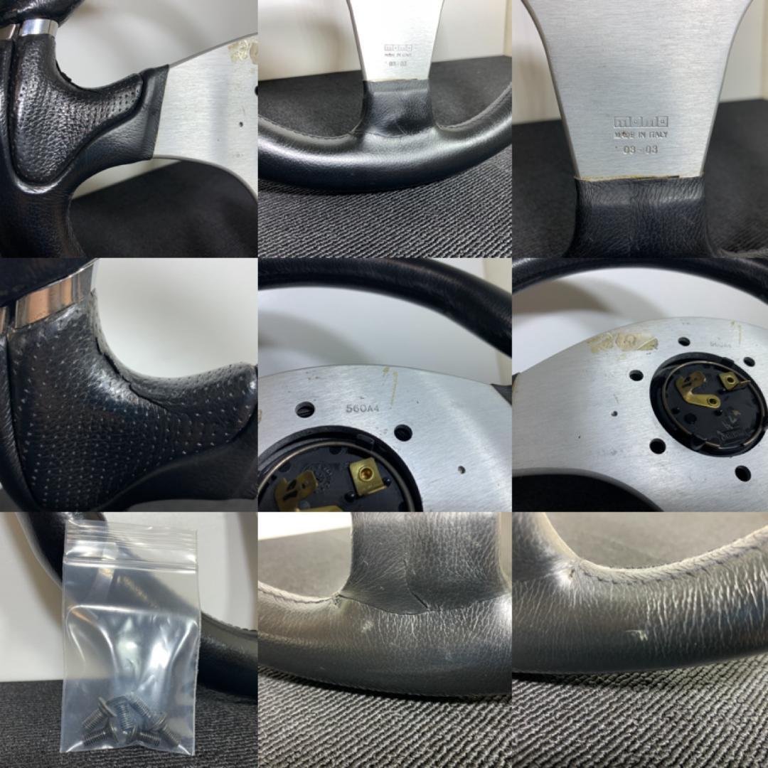 モモ ミレニアム M-15 ブラックレザー 希少 ホーンボタン・ネジ付