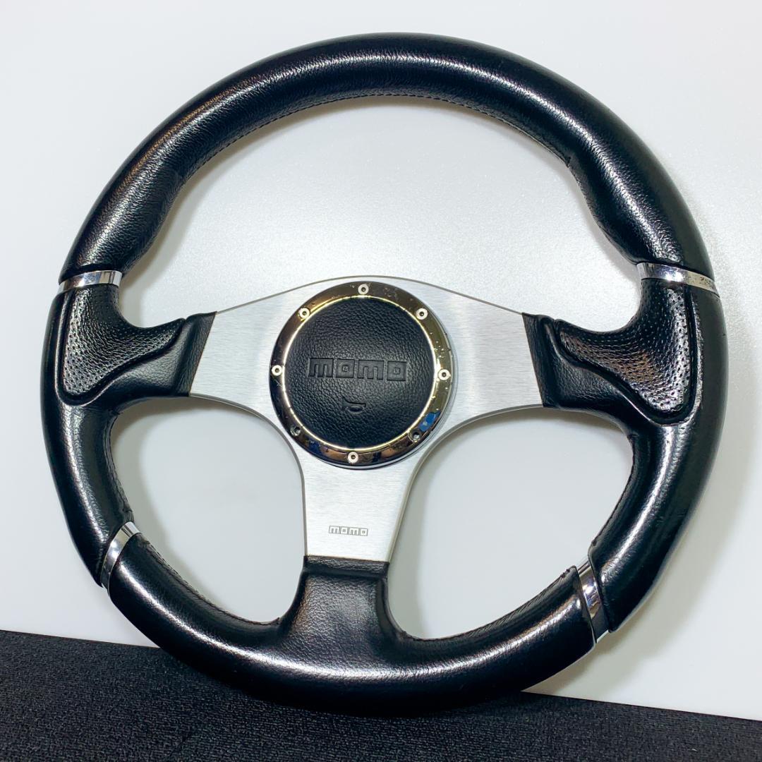 モモ ミレニアム M-15 ブラックレザー 希少 ホーンボタン・ネジ付