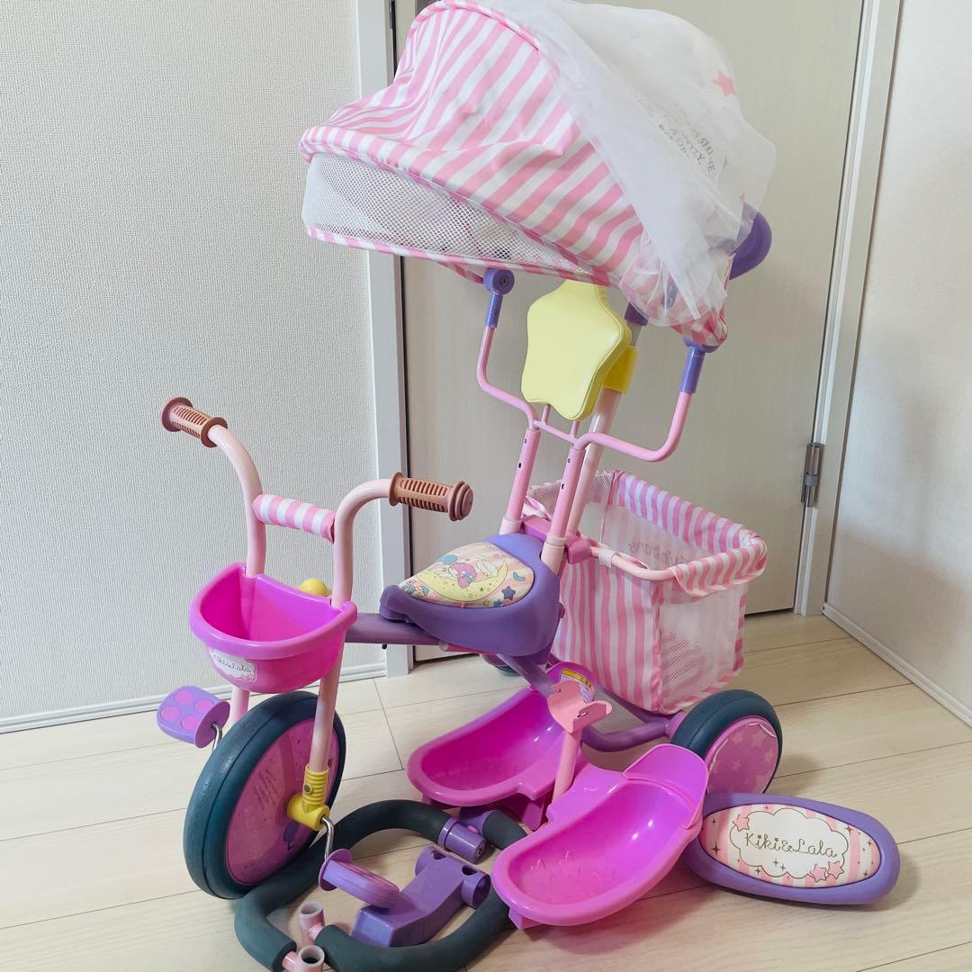 リトルツインスターズ 三輪車 ピンク キキララ