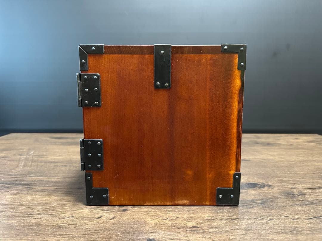 未使用美品　熊野洞 仙台箪笥 船箪笥 小箪笥 八寸帖箱 本漆仕上げ 伝統工芸品