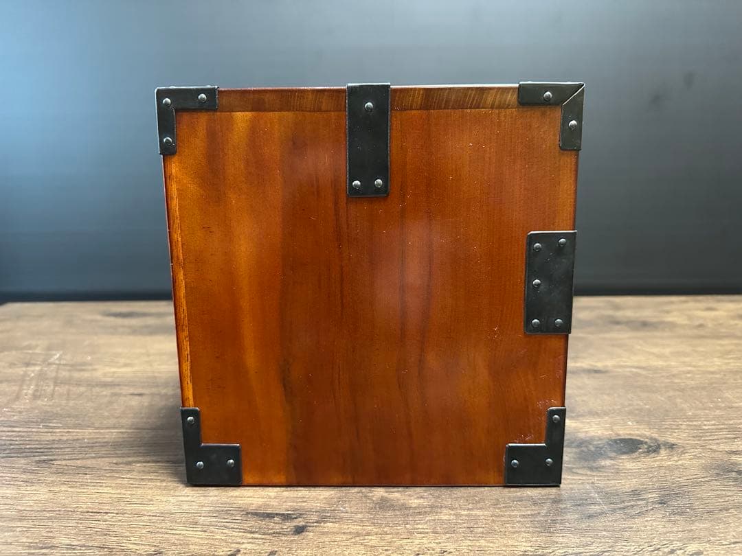 未使用美品　熊野洞 仙台箪笥 船箪笥 小箪笥 八寸帖箱 本漆仕上げ 伝統工芸品