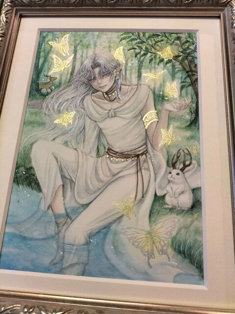 ✨うさねこ16✨　spirit forest　 手描きイラスト