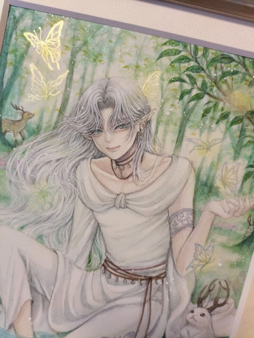 ✨うさねこ16✨　spirit forest　 手描きイラスト