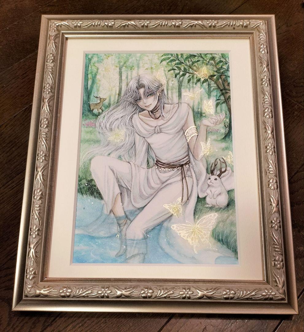 ✨うさねこ16✨　spirit forest　 手描きイラスト