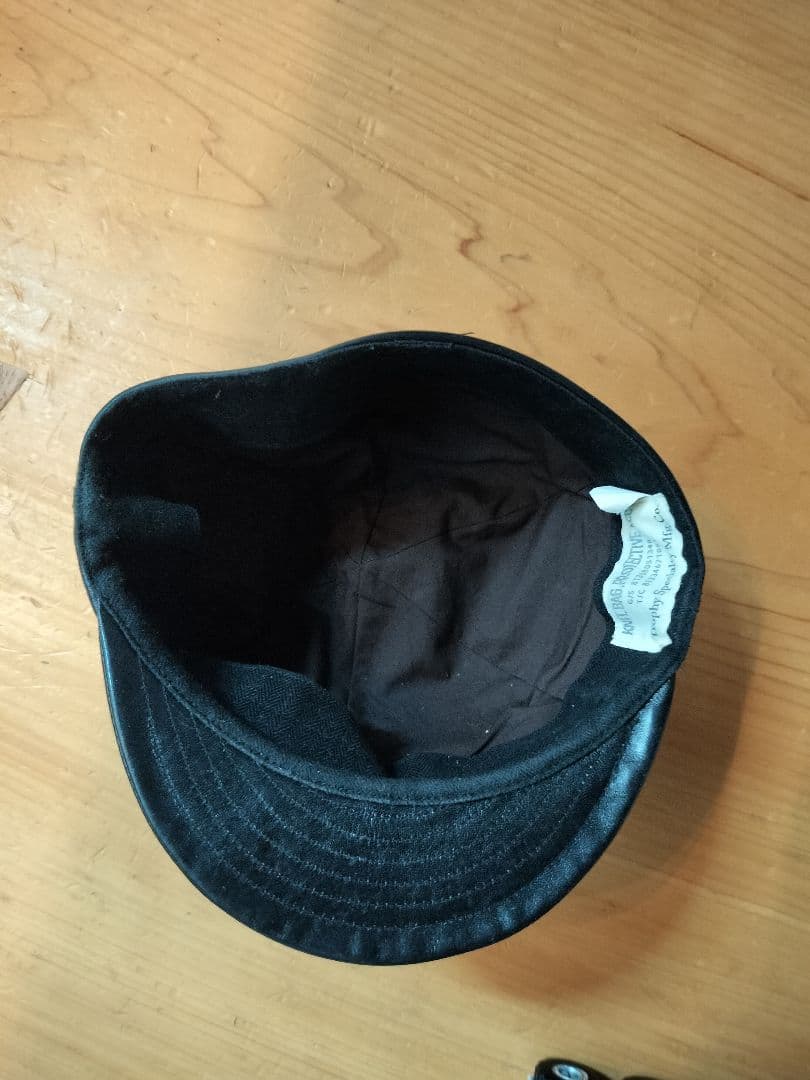 トロフィークロージング　レザーメカニックキャップ