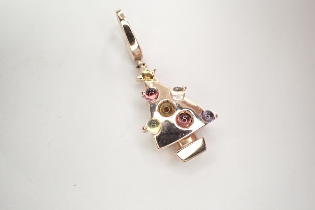 30/美品 ポンテヴェキオ K9PG ツリー ペンダントトップ チャーム