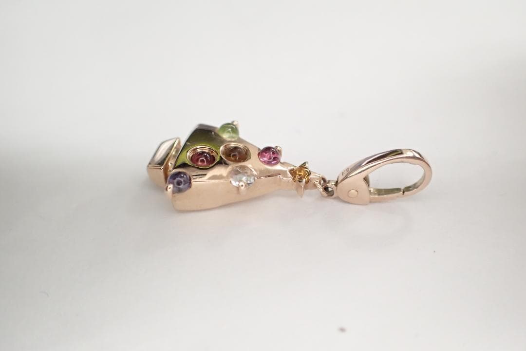 30/美品 ポンテヴェキオ K9PG ツリー ペンダントトップ チャーム