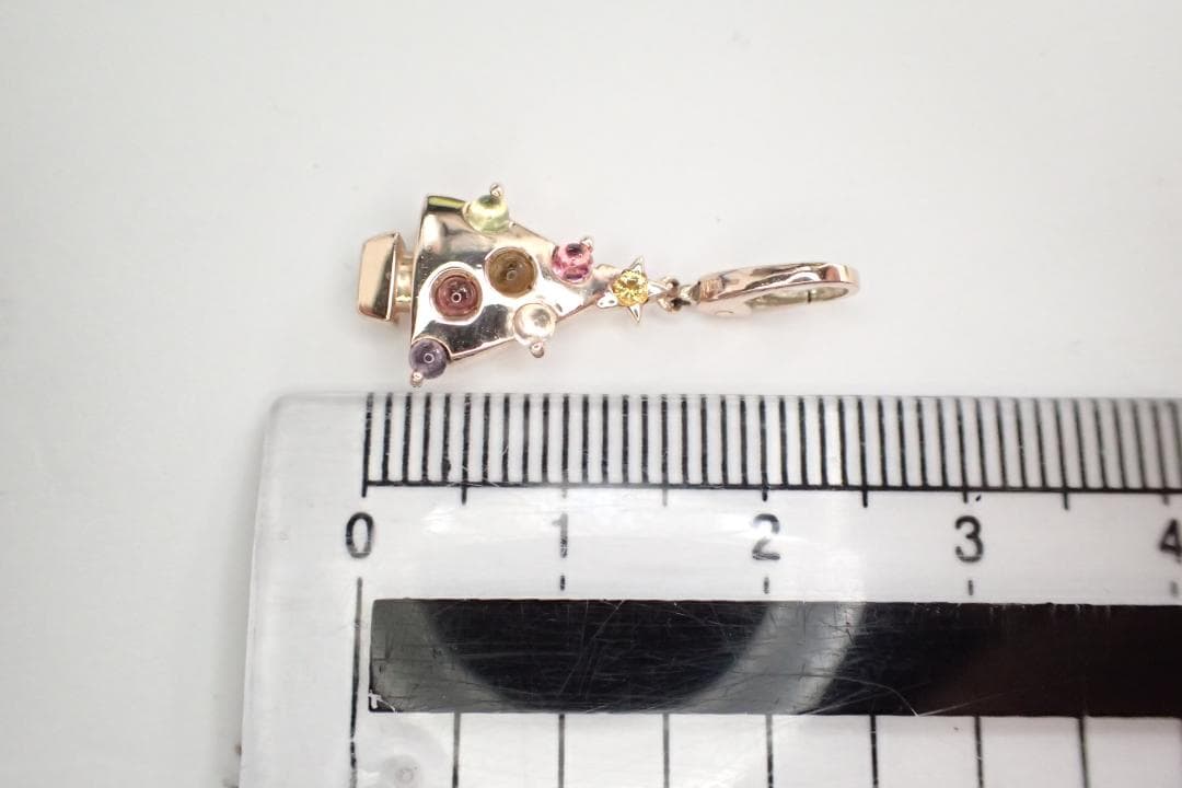 30/美品 ポンテヴェキオ K9PG ツリー ペンダントトップ チャーム