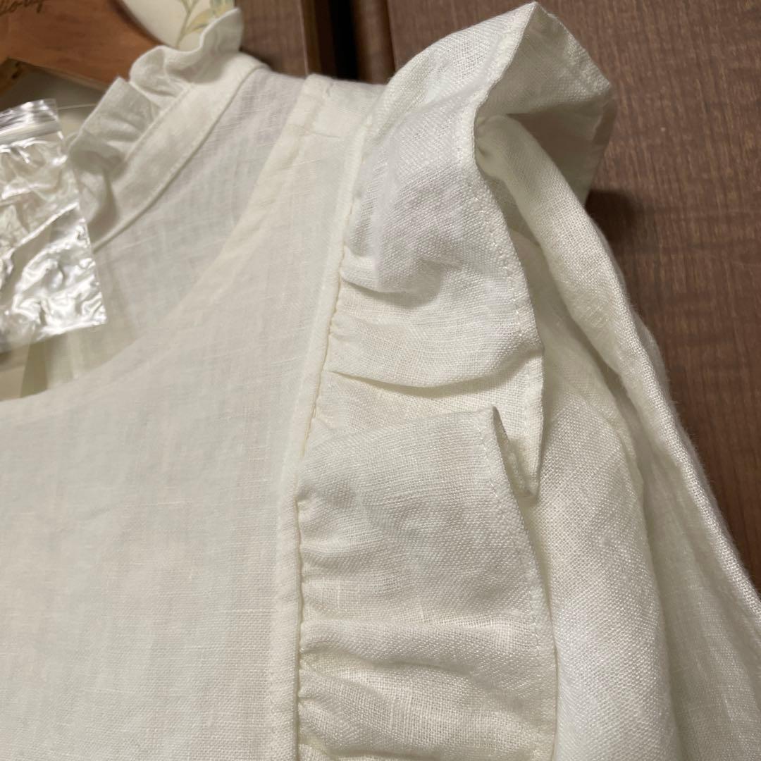 ANESAN新品サマンサモスモス立川限定　ベスト付きブラウス　オフ