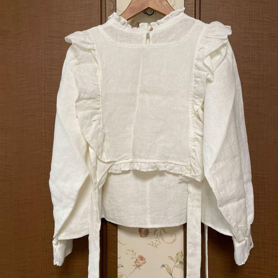 ANESAN新品サマンサモスモス立川限定　ベスト付きブラウス　オフ