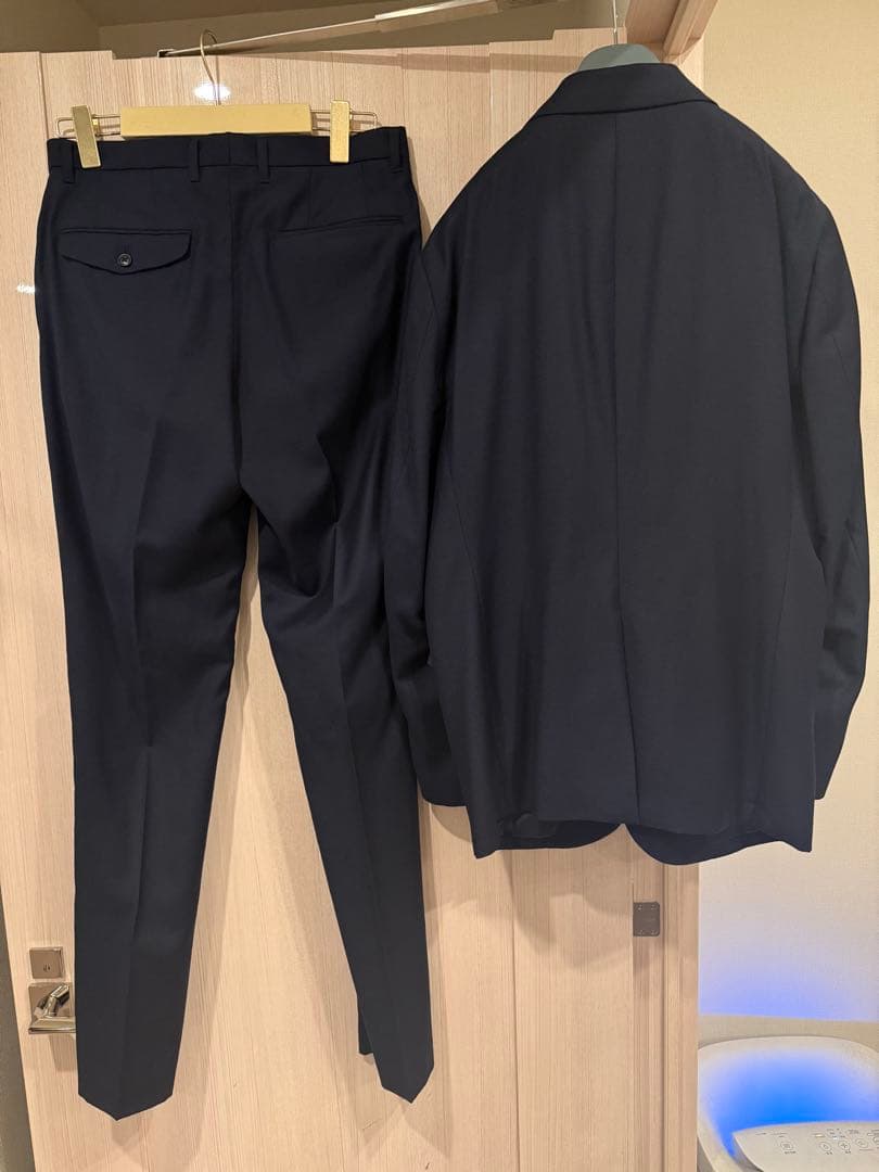 +J ユニクロ セットアップ L ウールジャケット