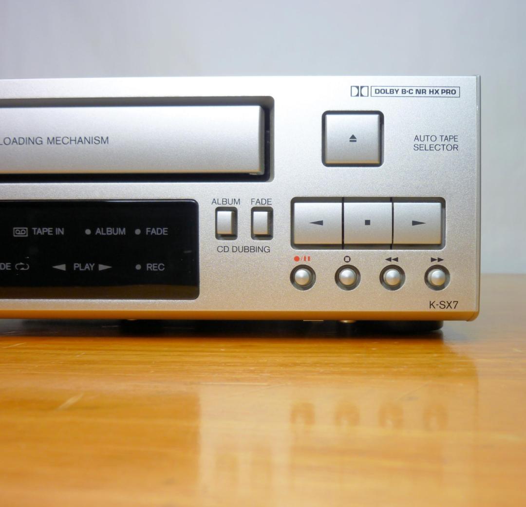 ONKYO オンキョー K-SX7 オートリバースカセットデッキ プレーヤー