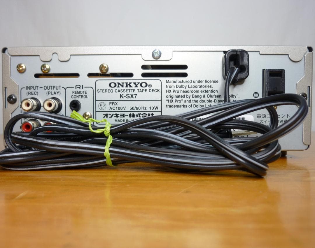 ONKYO オンキョー K-SX7 オートリバースカセットデッキ プレーヤー