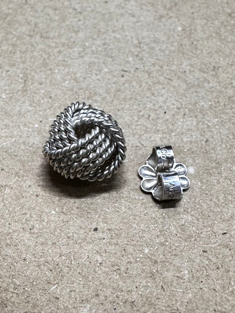 美品 TIFFANY＆Co ティファニー サマセット SV925 片耳のみピアス