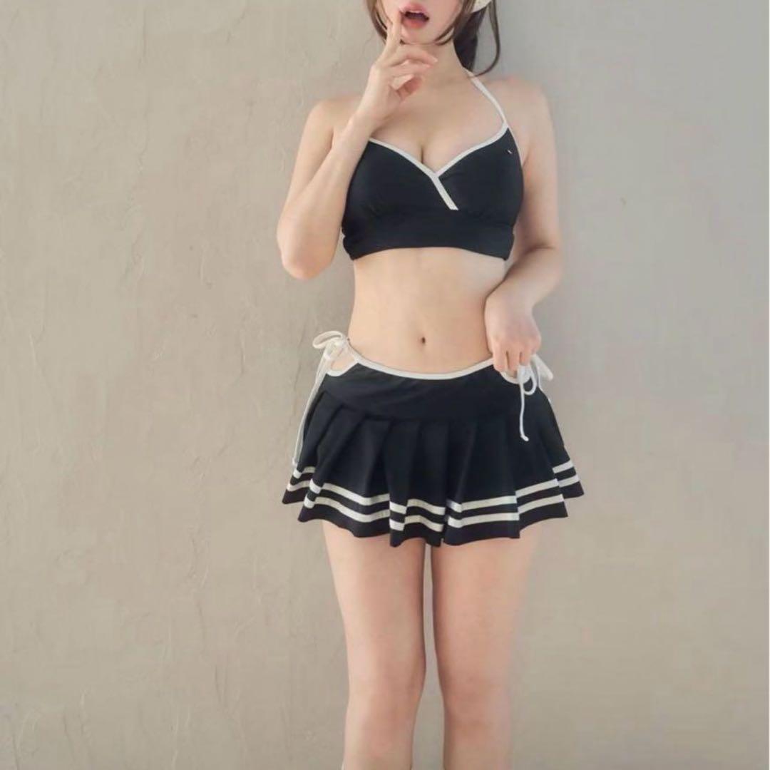 水着・ラッシュガード Andmary Coco pleats swimwear Black
